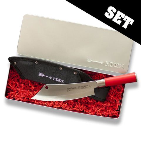 SET: Messer "Ajax" 20cm Geschenkset Serie Red Spirit von Dick