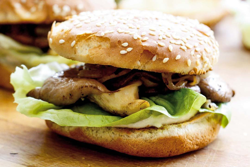 Oyster Mushroom Burger 