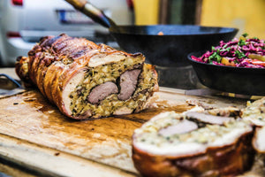 Bread Stuffed Duck Roll 