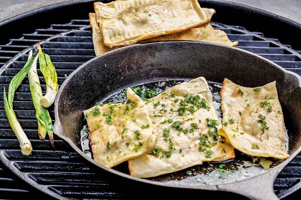 Maultaschen mit Kartoffelfüllung