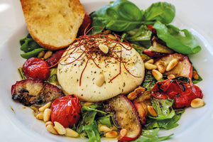 Burrata grilled cheese 