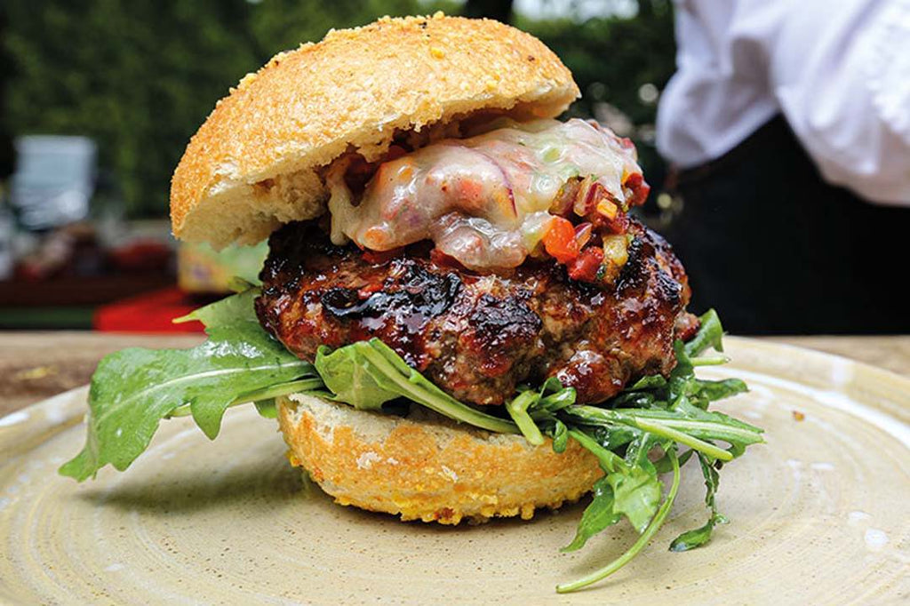 Burger Chorizo-Salpicón 