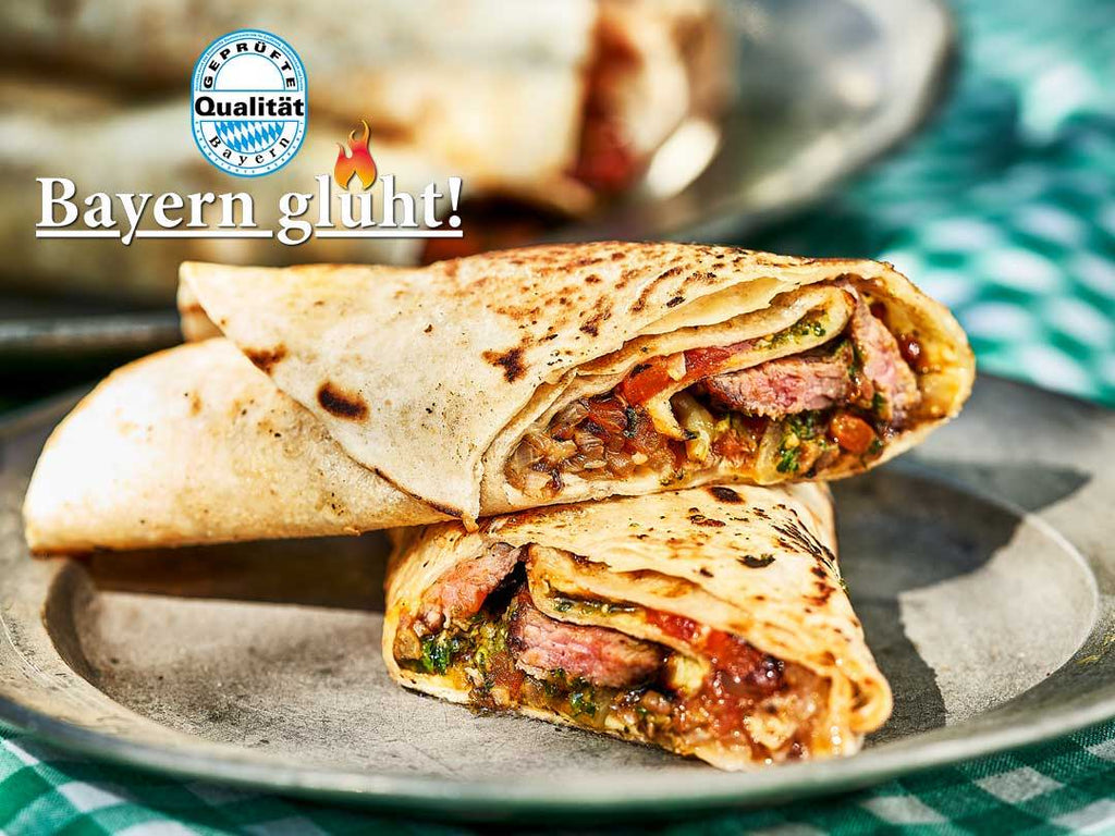 Bayern-Wrap vom Grill