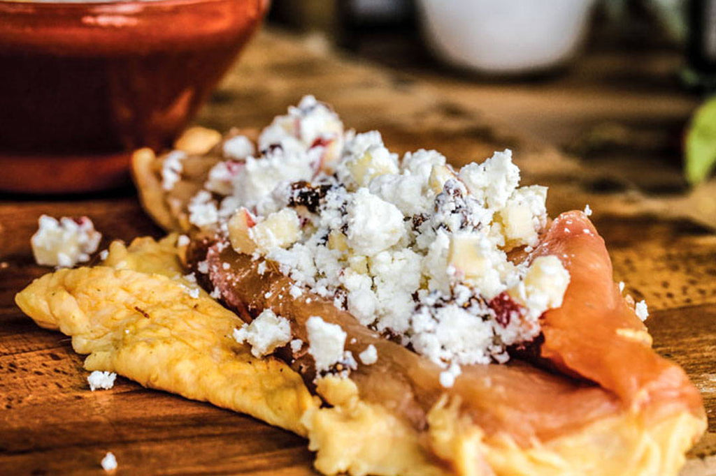 Hähnchenbrust mit Ziegenfrischkäse
