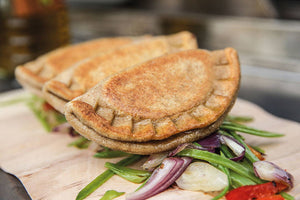 Roggentascherl mit Forellenfilets