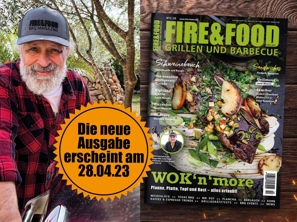 Die neue FIRE&FOOD erscheint am 28.04.!