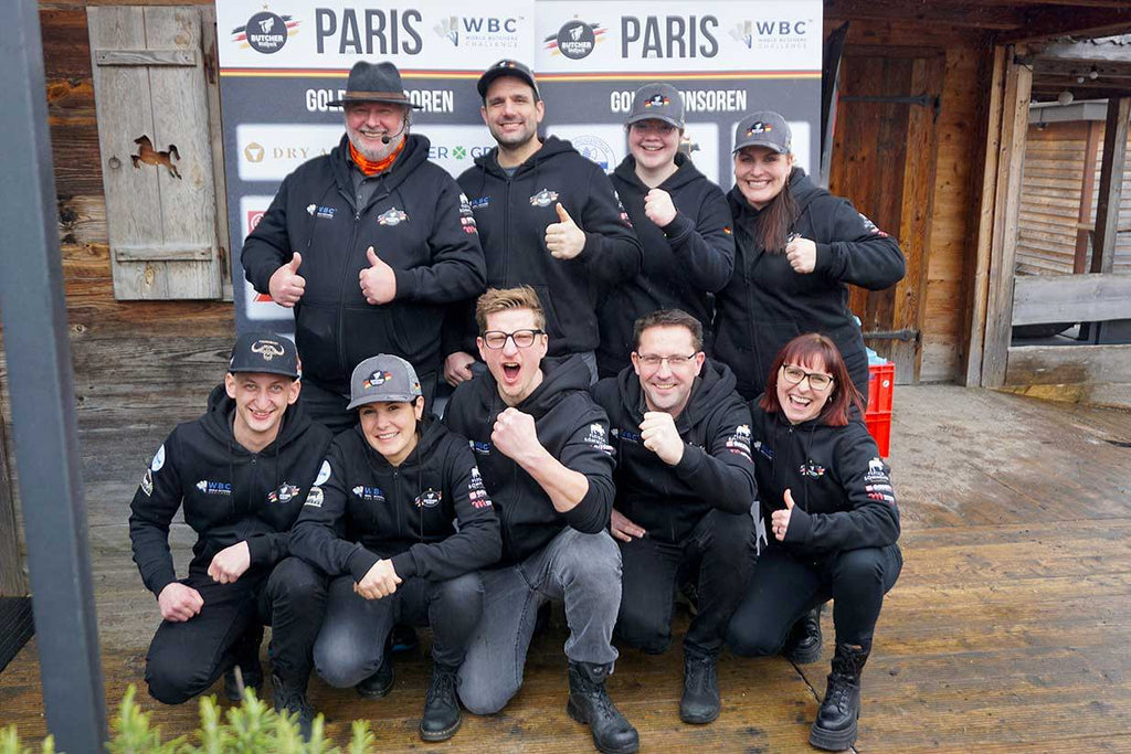 „Butcher Wolfpack“ Team - deutsche Nationalmannschaft der Metzger 2025 in Paris am Start