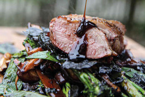 Duck breast on plancha vegetables “Asia” 