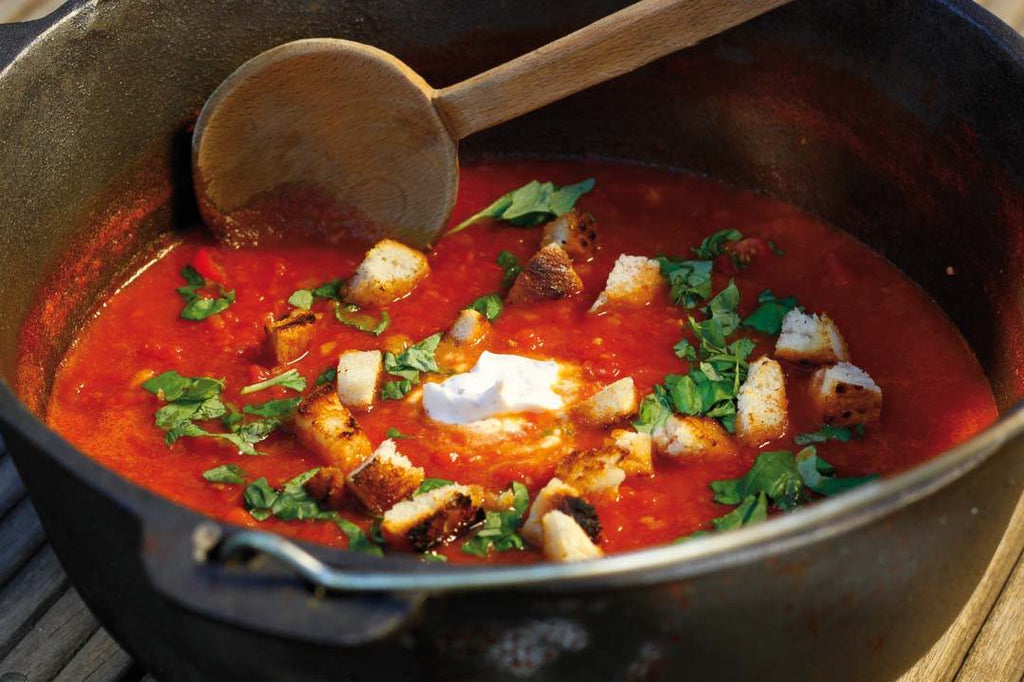 Spicy Tomato Soup aus dem Dutch Oven