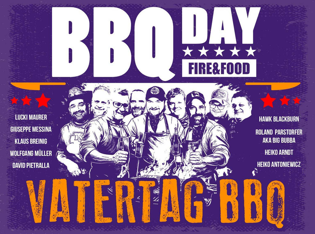 Am Vatertag wird gegrillt. Erlebe Grillgenuss pur mit den besten Grillmeistern Deutschlands beim FIRE&FOOD BBQ DAY in Bayreuth