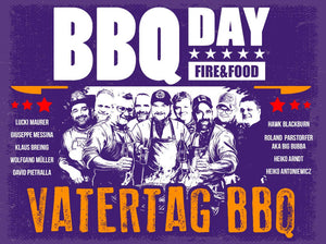 Am Vatertag wird gegrillt. Erlebe Grillgenuss pur mit den besten Grillmeistern Deutschlands beim FIRE&FOOD BBQ DAY in Bayreuth