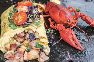 Omelette vom Edelkrebs