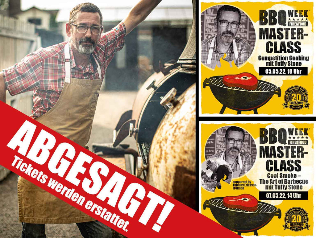 TUFFY STONE Masterclasses fallen aus! 😭