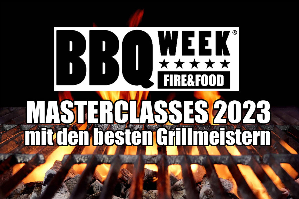 Die Masterclass-Termine auf der BBQ WEEK 2023 stehen!