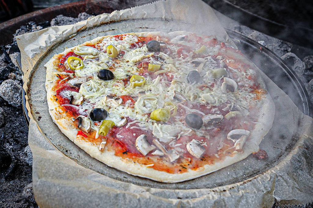 Pizza on the pot 