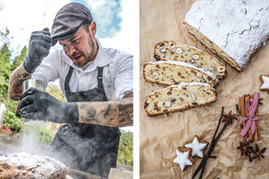 Weihnachtlicher Quarkstollen