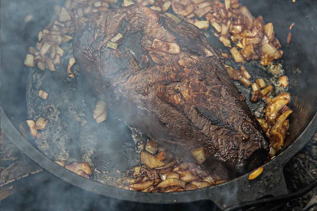 Sauerbraten aus dem Dutch Oven mit Spekulatius-Sauce