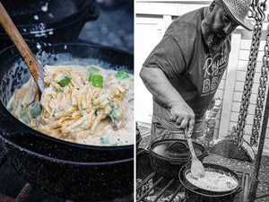 Mr. Barbecue Oli Sievers am Dutch Oven