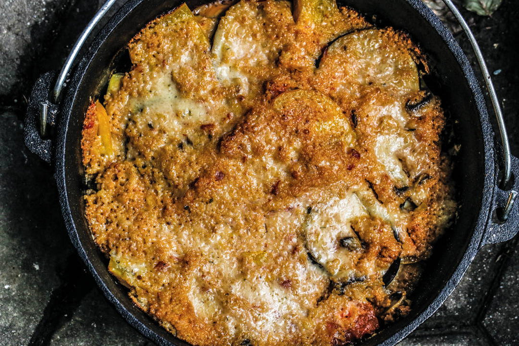 Zucchini casserole with couscous 
