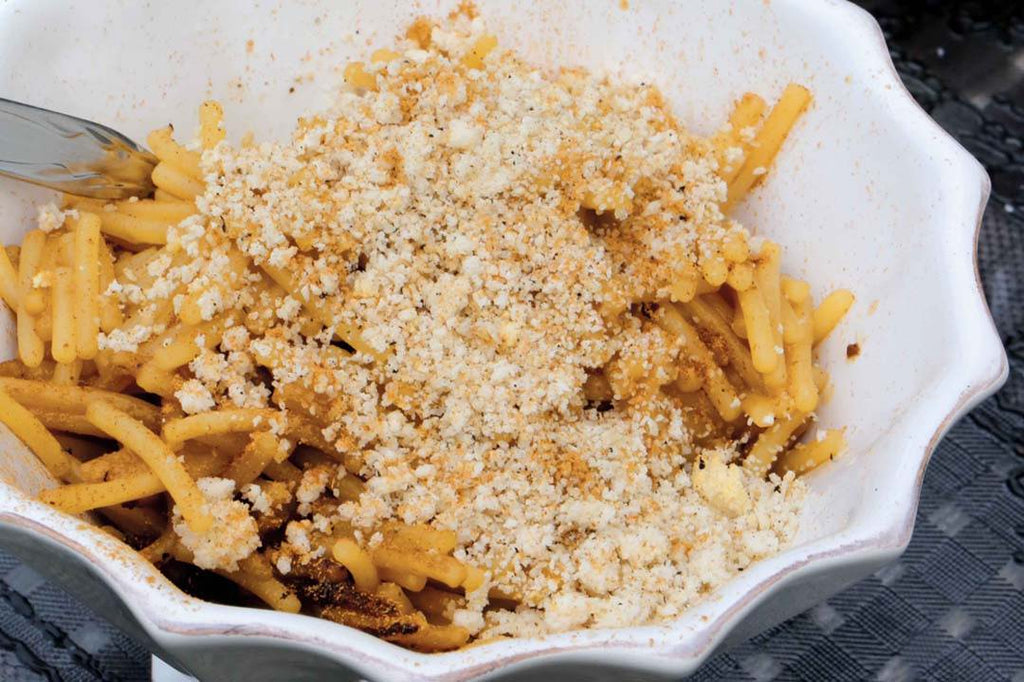 Sweet almond spaghetti 