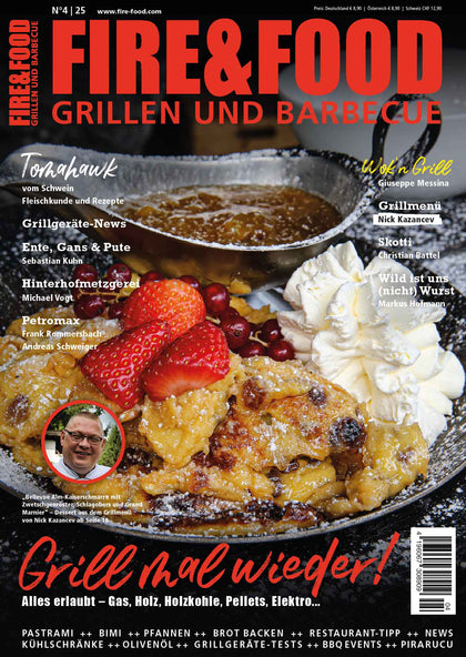 FIRE&FOOD 2025/04 - Einzelausgabe Magazin