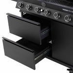 Rösle | Gas grill BBQ station VIDERO PRO G6-S | matt black 