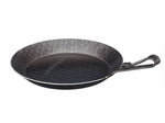 Turk schmiedeeiserne Servierpfanne  28 cm, gebogener Hakenstiel