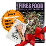 FIRE&FOOD Geschenk-Abo plus Flaschenöffner