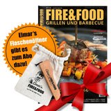 FIRE&FOOD Geschenk-Abo plus Flaschenöffner