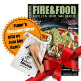 FIRE&FOOD Geschenk-Abo plus Flaschenöffner