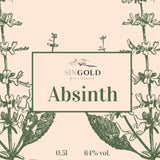 SinGold | Absinth 0,5l | 64% Vol.
