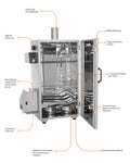 Borniak Smoker BBQ INOX TIMER BBDST-150 v1.4 