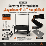 FIRE&FOOD Ramster Westernküche „Lagerfeuer-Profi“ Komplettset