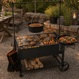 FIRE&FOOD Ramster Westernküche „Lagerfeuer-Profi“ Komplettset
