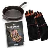 Feuerpfanne fp25 Vorteilspaket (mit Bookazine und Grillhandschuhen)