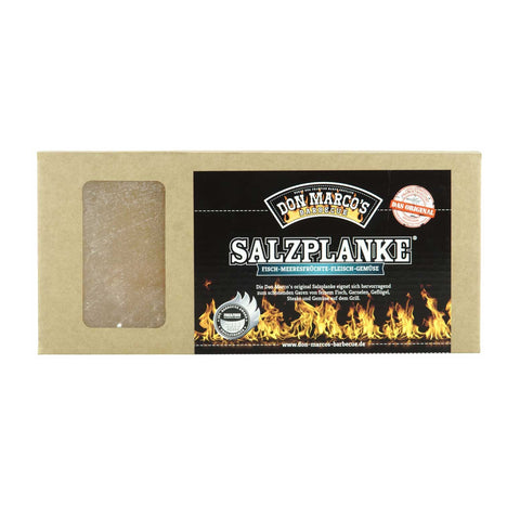 Don Marco's Original Salzplanke® | leichte Salznote bei sanftem Garen