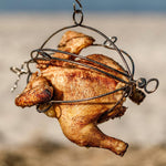 Petromax Geflügel-Grillkorb mit Kette und Haken