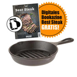 Lodge cast iron grill pan round - 16.5cm