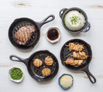 Lodge cast iron grill pan round - 16.5cm