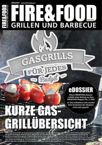 eDossier - Kurze Gasgrill-Marktübersicht