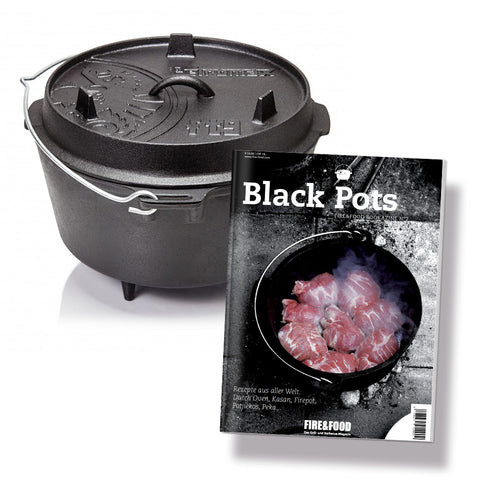 Petromax Feuertopf ft9 (mit Füßen) + Digitales Bookazine Black Pots gratis