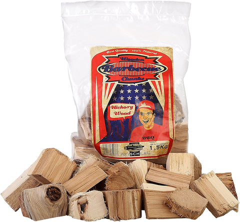 Räucherklötze Hickory | Wood Chunks "Hickory Wood"