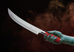 Zerlegemesser "HEKTOR" 26 cm mit Kullenschliff Serie Red Spirit von Dick