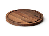 Continenta steak plate round made of walnut wood (28cm)