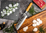 Olive Forged Santoku knife 18 cm