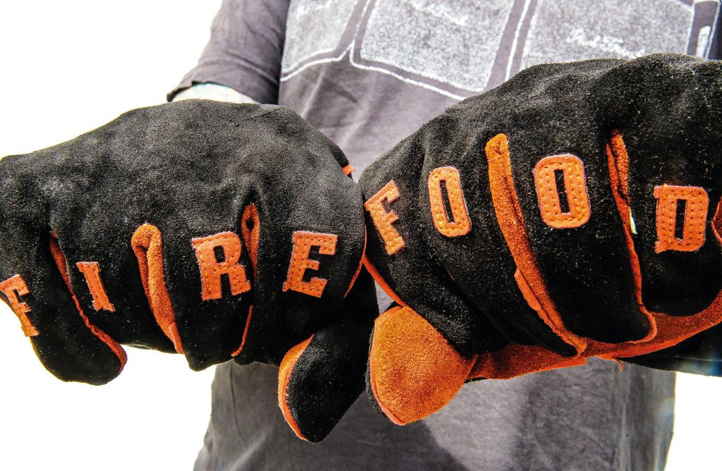 fire and ice handschuhe FIRE&FOOD Grill-Handschuhe aus Leder