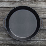 Lodge cast iron pan / party pan with two loop handles - 43cm