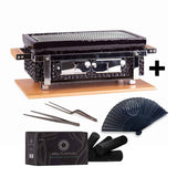 Shichirin grill rectangular + Binchotan special package FREE!