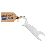 GRILLNINJAS® Gasflaschen Tool Edelstahl