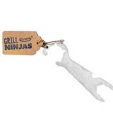 GRILLNINJAS® Gasflaschen Tool Edelstahl